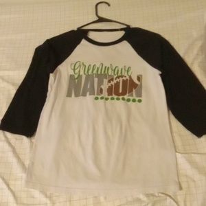 Green wave nation long sleeve